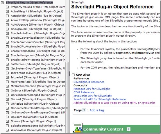 Silverlight 3中param参数列表汇总