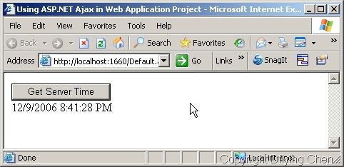 在Visual Studio 2005 Web Application Project中使用ASP.NET AJAX