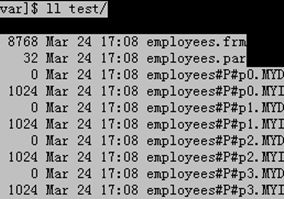 MySQL 分区