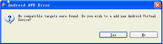 Android中AVD的使用以及错误处理方法