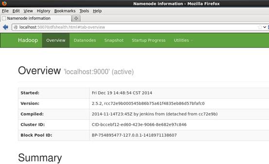 hadoop2.5.2学习及实践笔记（一）—— 伪分布式学习环境搭建