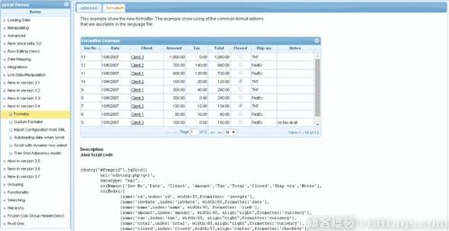 25个顶级的jQuery表格插件