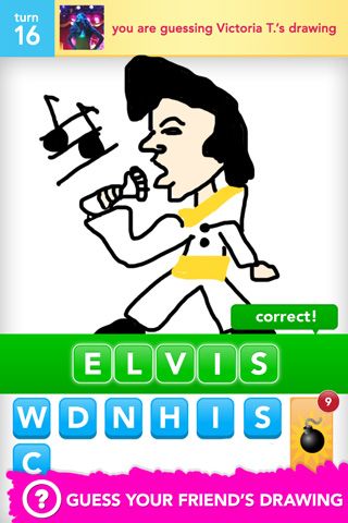 word guessing in draw something