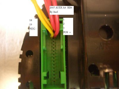 2007 Audi A4 INSTRUMENT CLUSTER WIRING DIAGRAM