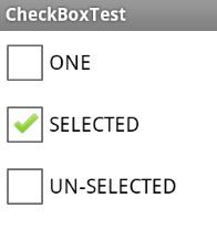 Android控件之CheckBox