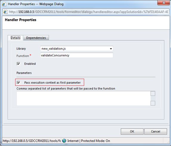 CRM2011 concurrency问题及解决方案