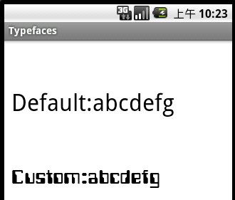 Android教程之如何使用自定义字体