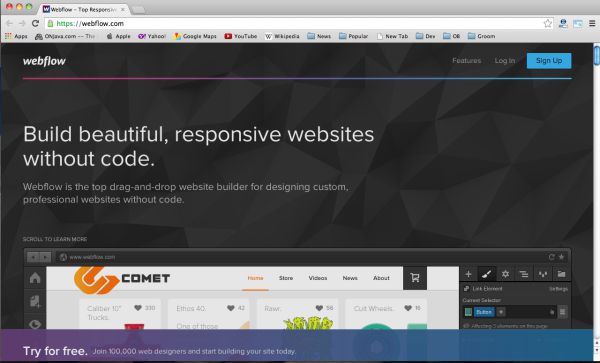 Best bootstrap tools for web designers-webflow