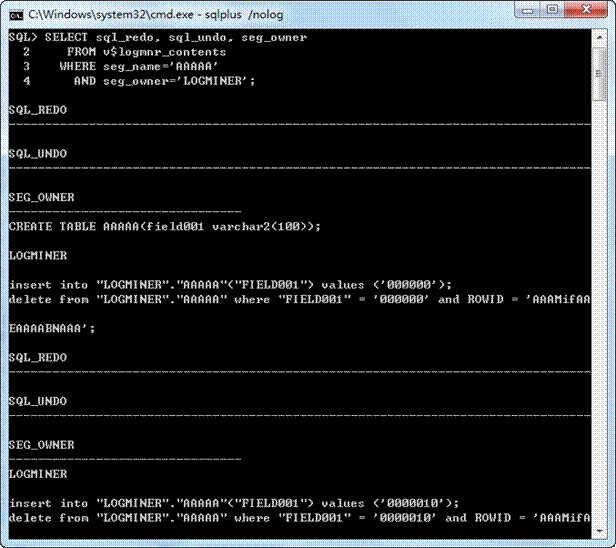 1、图解Oracle Logminer配置使用