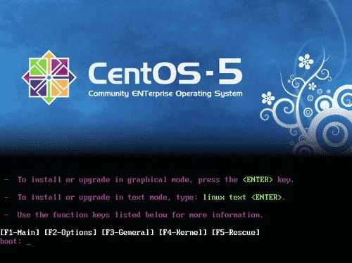 CentOS 5.5 安装过程