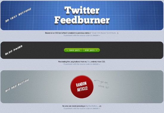 25 个实用的 CSS3 动画按钮/菜单教程