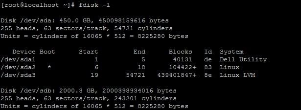 linux fdisk 分区