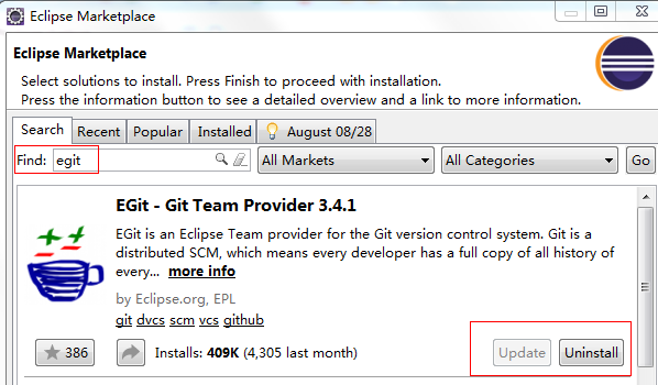 eclipse使用egit插件