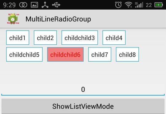 Android 自定义View实现多行RadioGroup (MultiLineRadioGroup)