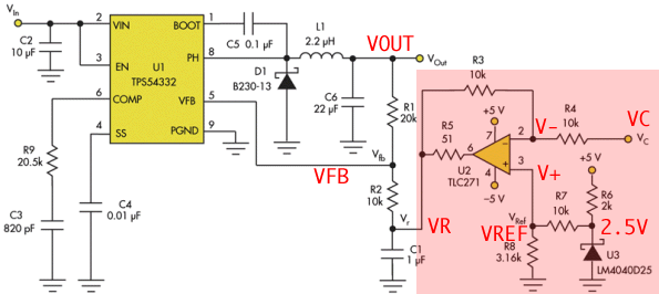 Simple Addition Permits Voltage Control Of DC-DC Converter's Output