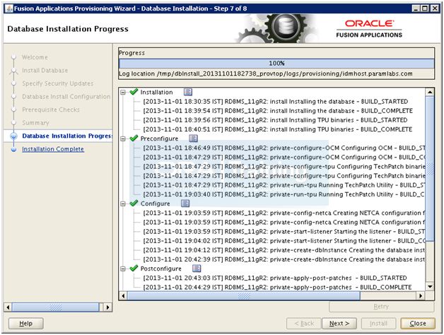 Install Identity management Database