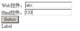 一个挺有意思的小问题Html控件和Web控件