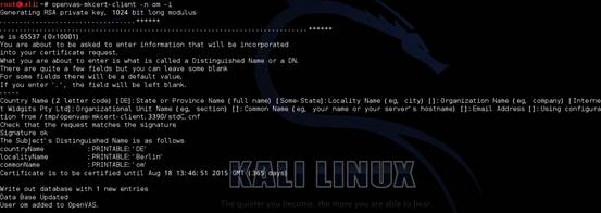 Kali Linux系列教程之OpenVas安装