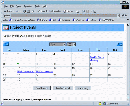 ASP.NET 事件日历(some resource about Event Calendar)