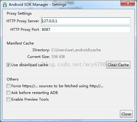 解决Android Studio 和 Android SDK Manager 无法在线更新的问题.