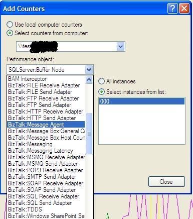 Peformance Monitor中的Biztalk Server性能监测指标