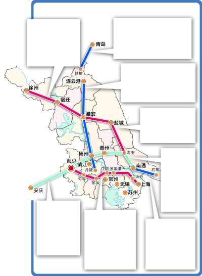 江苏13个省辖市将全部通高铁 两年内再开工7条铁路