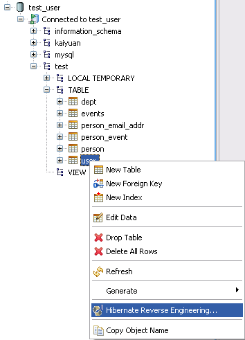 使用myeclipse集成struts,hibernate,spring的一个示例程序（图十二）