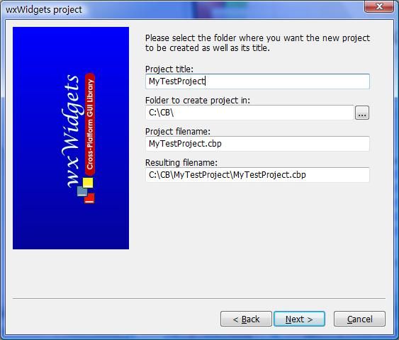 CodeBlocks+wxWidgets