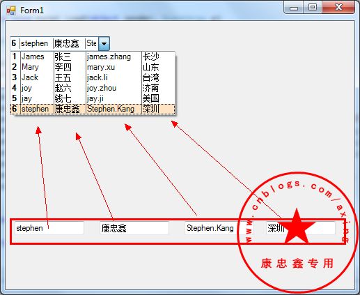 玩转控件：重绘ComboBox —— 让ComboBox多列显示 (提供源码下载)