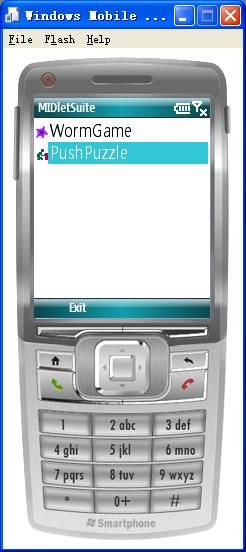 (五)Java游戏部署在Windows Mobile平台仿真器(Microsoft)
