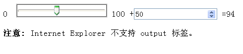 HTML5 表单元素