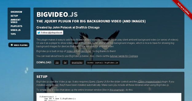 10个最好的 jQuery 视频插件