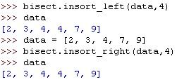 一个有趣的python排序模块：bisect