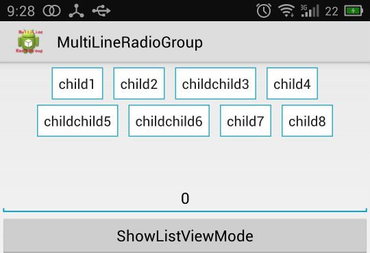 Android 自定义View实现多行RadioGroup (MultiLineRadioGroup)