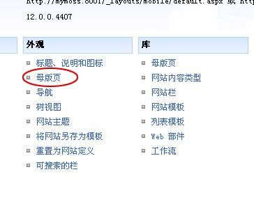 MOSS 2007 入门(2) 定制站点的CSS文件