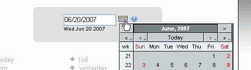 AJAX Scripts - Datetime Toolbocks - Intuitive Date Input Selection