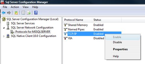 解决SQL Server管理器无法连接远程数据库的问题