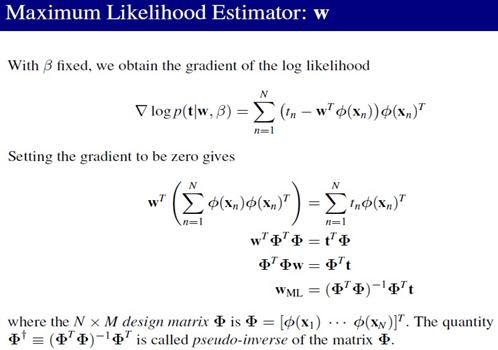 PRML读书会第三章 Linear Models for Regression(线性基函数模型、正则化方法、贝叶斯线性回归等)