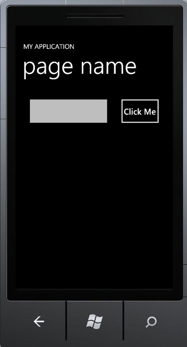 Windows Phone 7 hello world