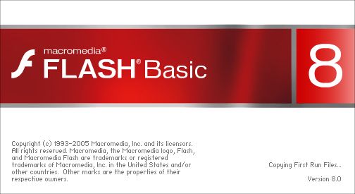 Splash in Macromedia Flash Basic 8