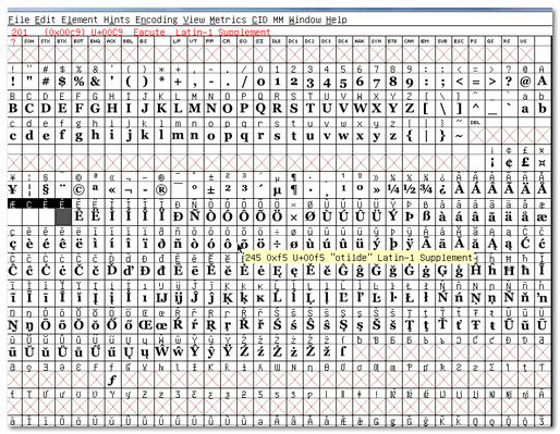 打开后的georgiab.ttf字体模样 张鑫旭-鑫空间-鑫生活