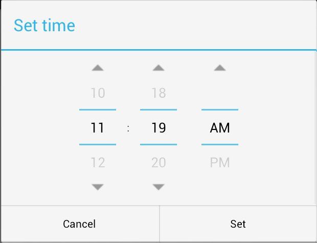 Android控件之TimePicker和DatePicker