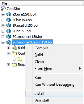 ZeosLib For Delphi XE (2011)