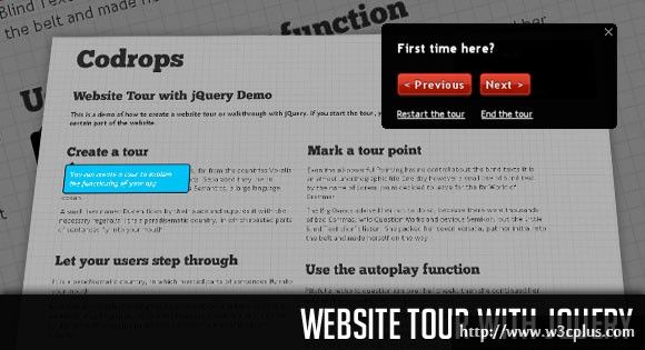 WEBSITE TOUR