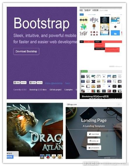 分享六个基于Bootstrap的实用开发教程和模板演示