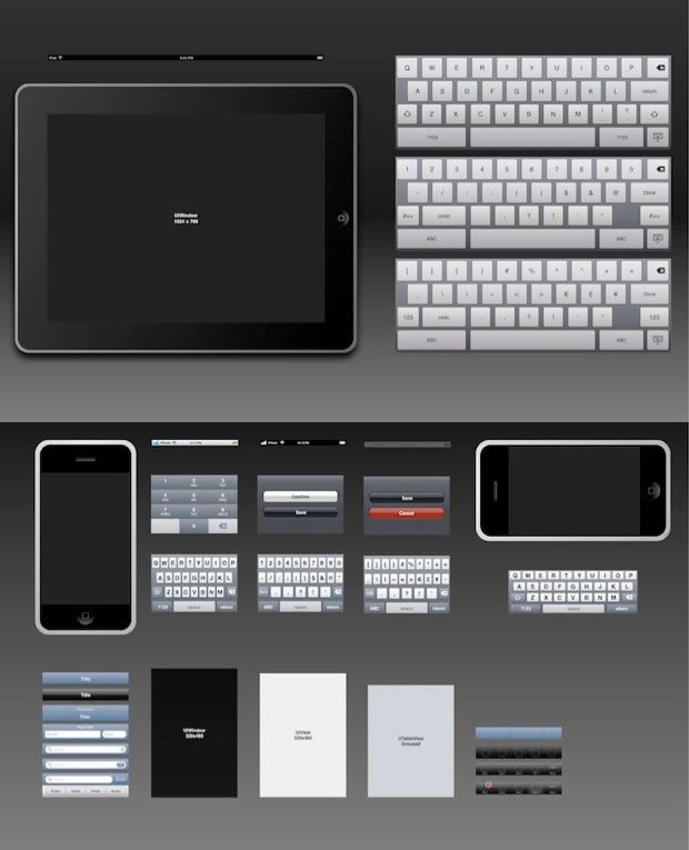 iPad and iPhone Design (OmniGraffle)