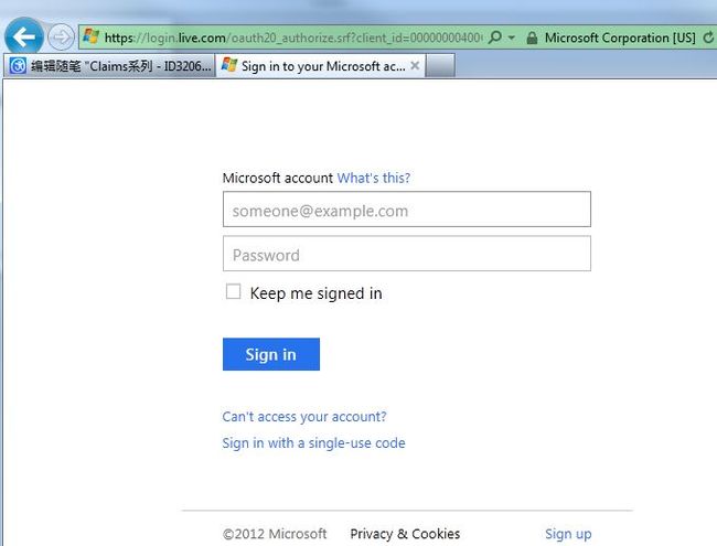Claims系列 - ID3206错误 (A signin response may only redirect within the current web application: (url) is not allowed)_第3张图片