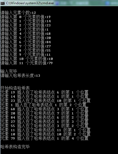 【算法与数据结构】哈希表-链地址法