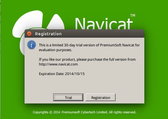 Navicat for mysql linux 破解方法