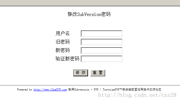 VisualSVN Server 修改用户密码